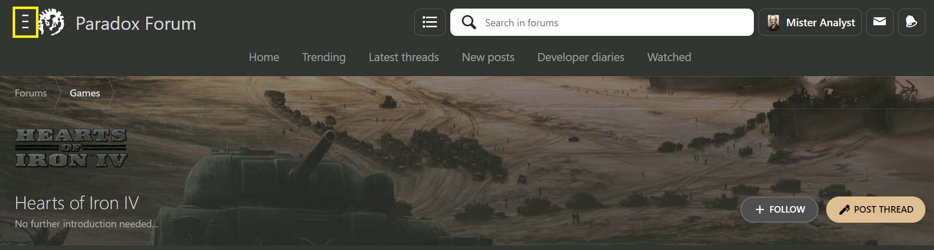 Mentorship | Paradox Interactive Forums