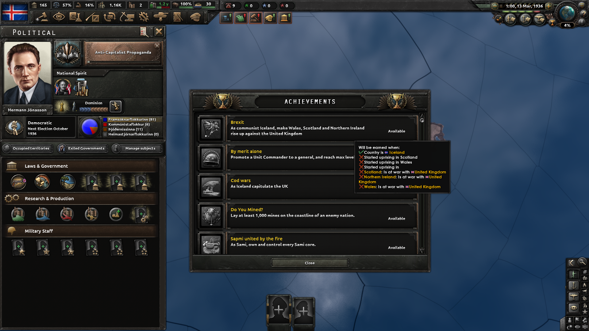 Confirmed - Iceland achievement graphic bug | Paradox Interactive Forums