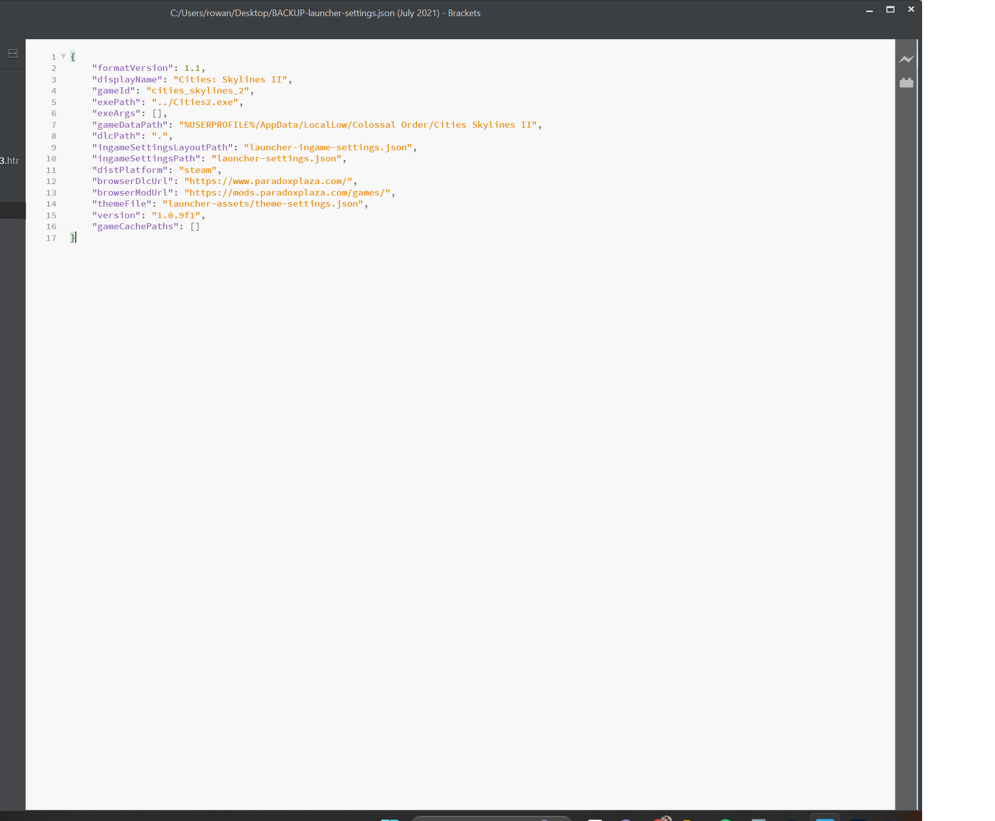 Cannoat Launch game via Steam (Unable to parse the launcher settings ...