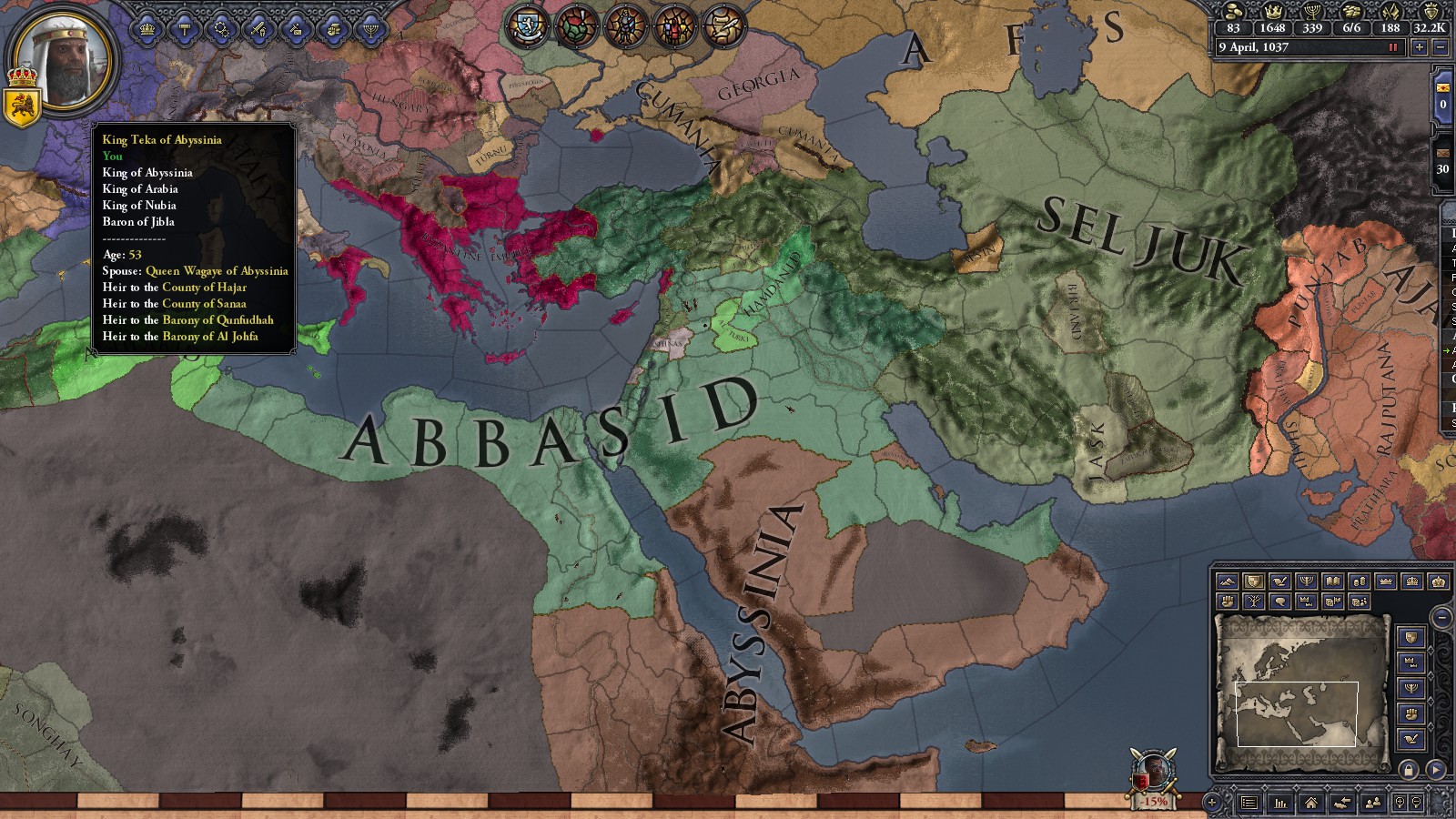 Jewish King of Abyssinia Help | Paradox Interactive Forums