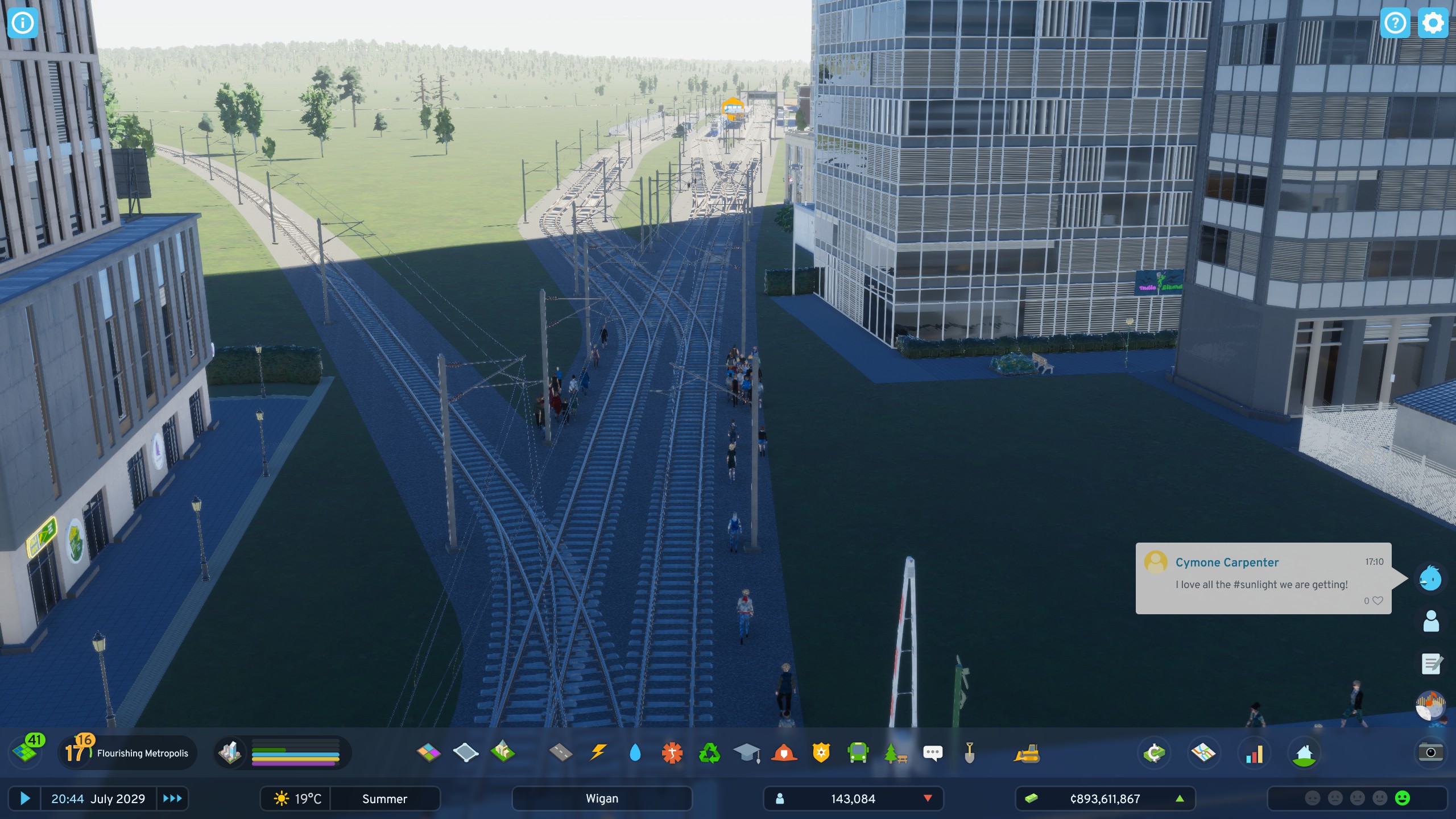 Duplicate People walk on train tracks since update 1.0.13f1 Paradox