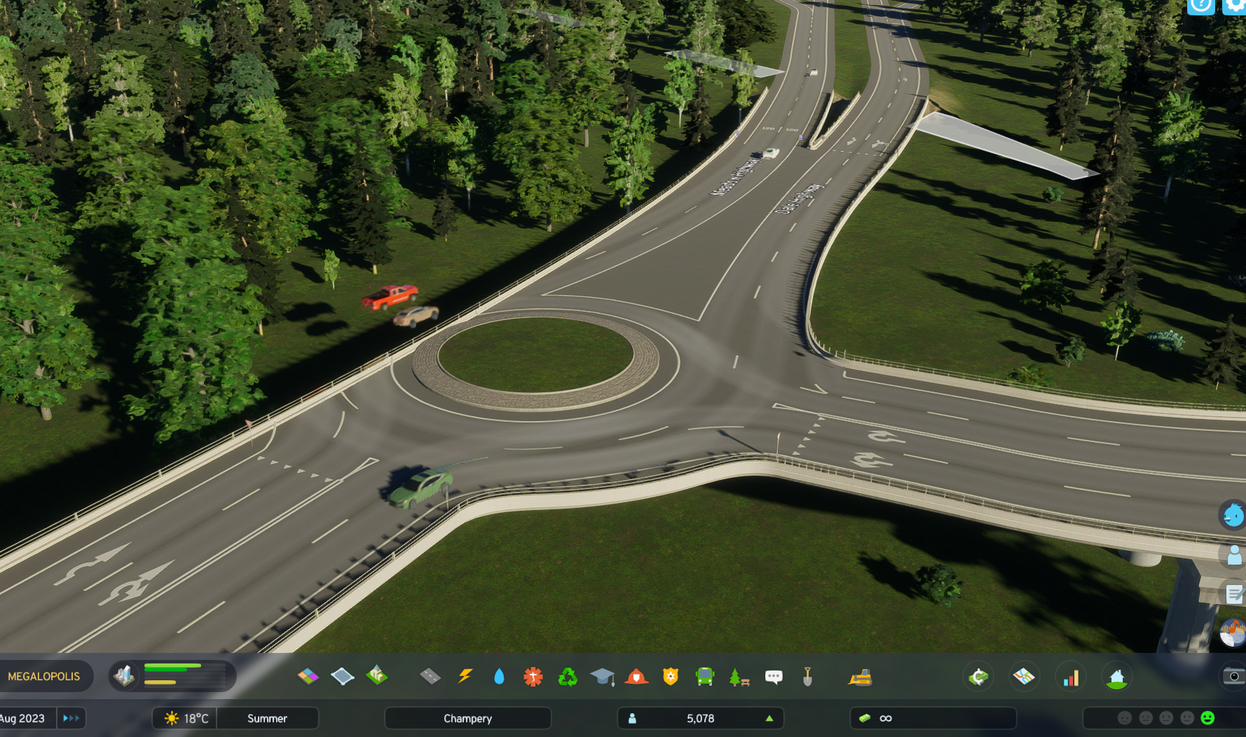 In Review - Wonky Elevated Highway intersection (graphics clipping ...