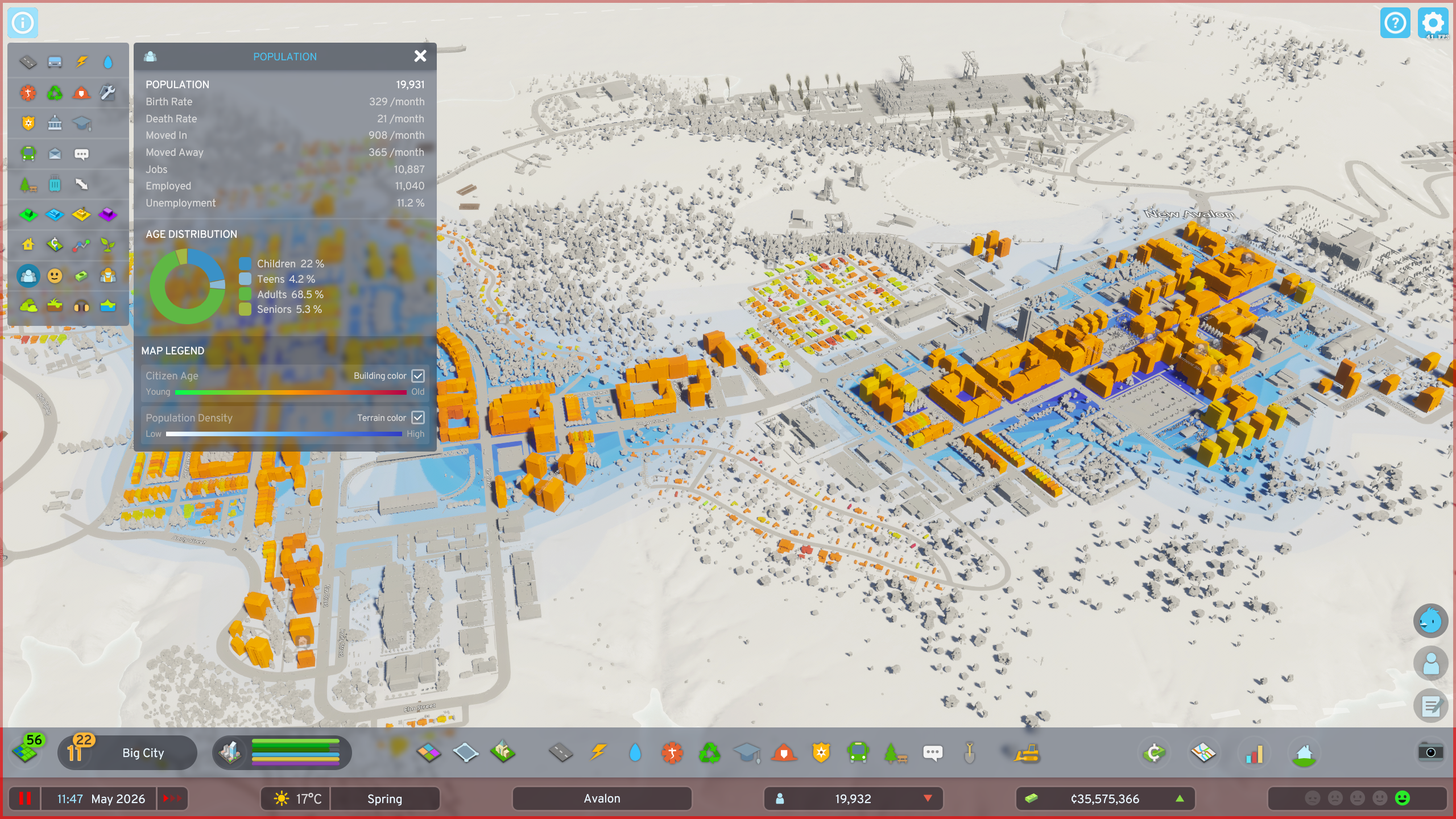 Duplicate - More employed citizens than jobs. Data in population screen ...