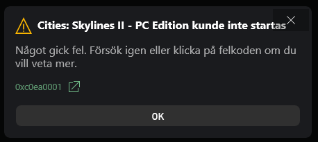 Unable to launch Cities: Skylines 2 - PC Edition in Xbox | Paradox ...