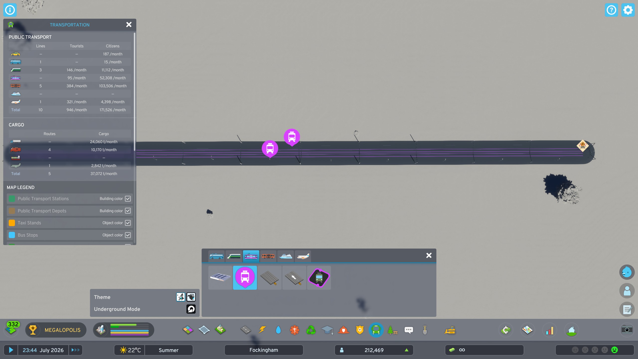 Cannot upgrade road with tram tracks which have a station on both ...
