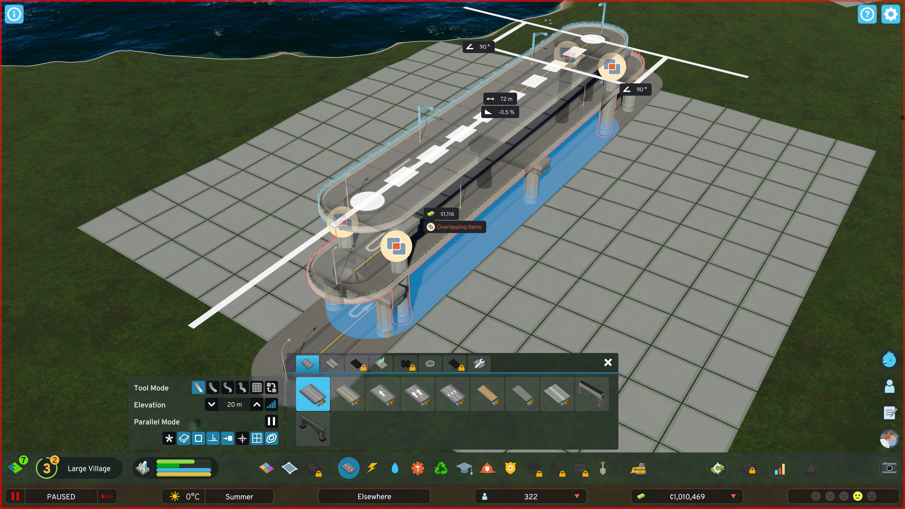 [1.0.19f1] Roads and Train tracks are only stackable once / Highways ...