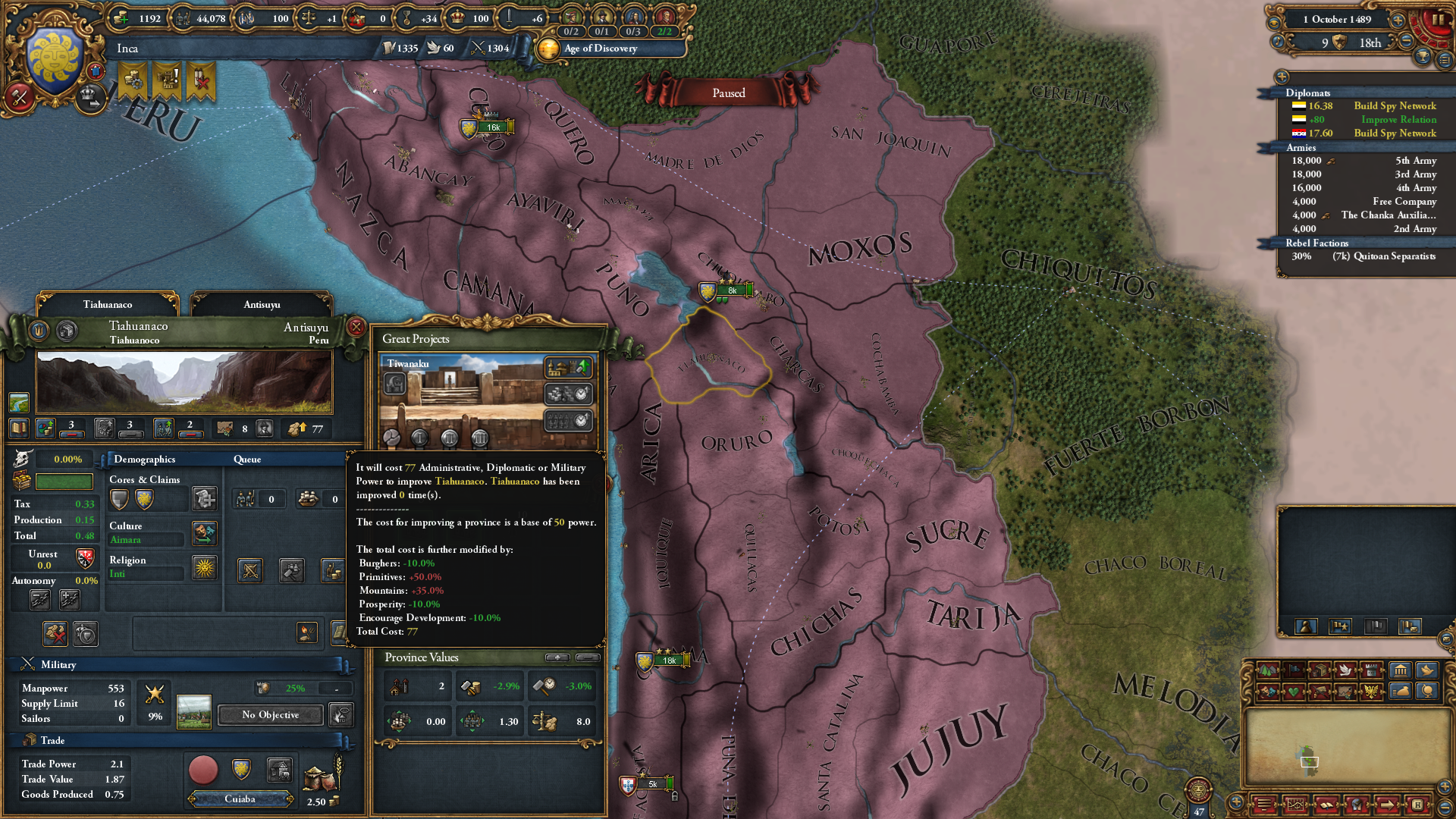 Fixed - High Altitude Adaptation Bug | Paradox Interactive Forums
