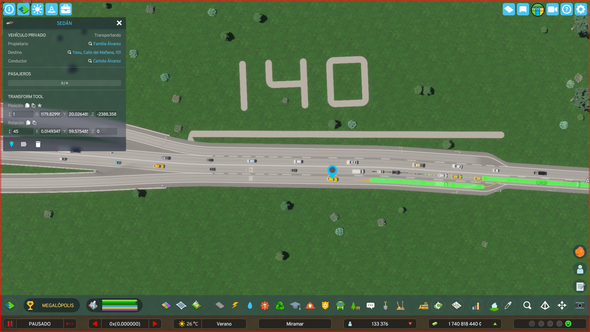 Testing exit/merging ramp length | Paradox Interactive Forums