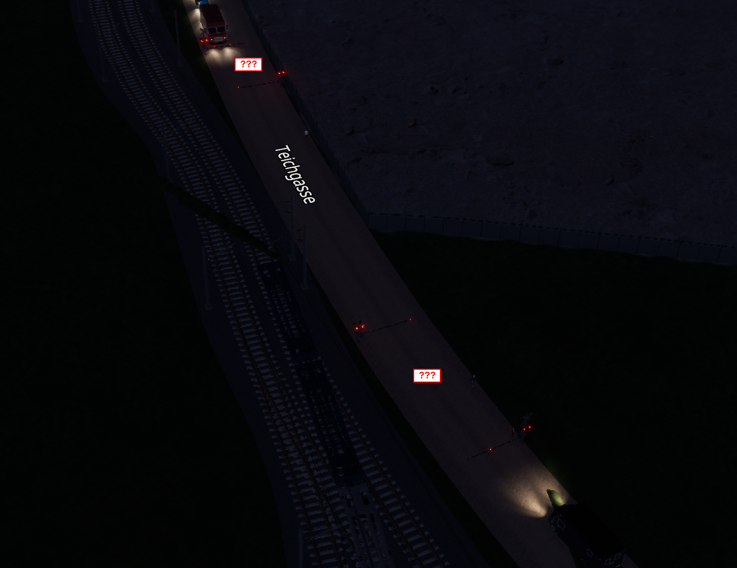 Railroad crossing on road parallel to train track | Paradox Interactive ...