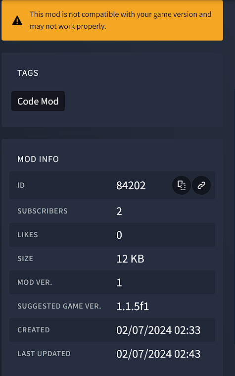 I created a mod but... | Paradox Interactive Forums