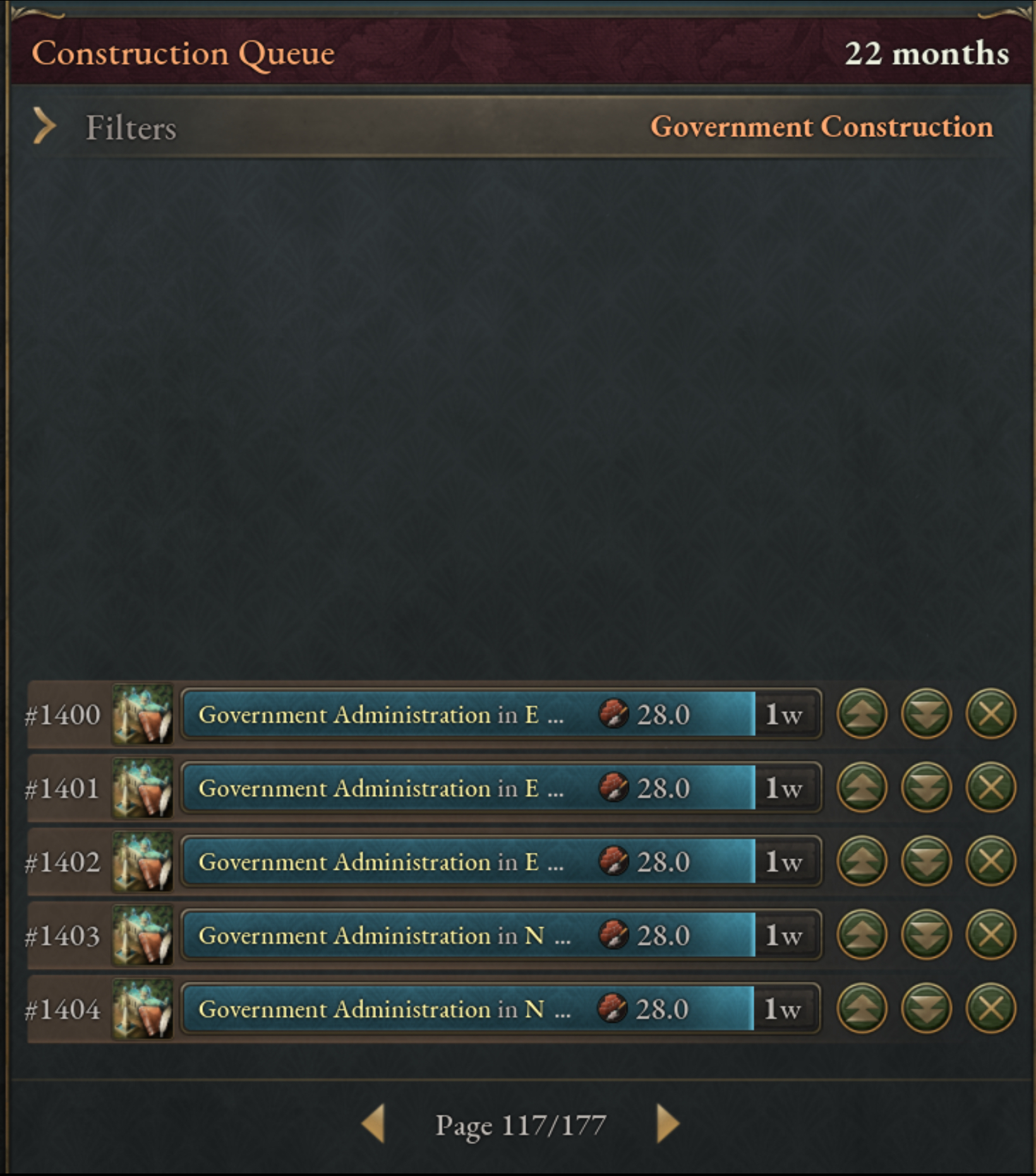 Blank construction queue bug | Paradox Interactive Forums