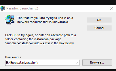 Hi. problem with install paradox launcher | Paradox Interactive Forums