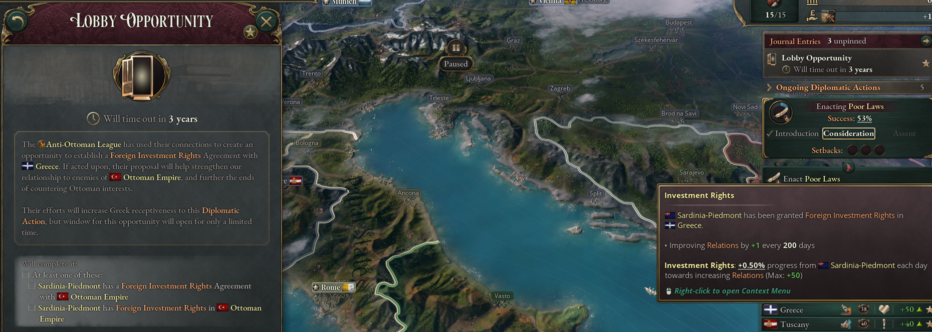 Needs Info - Lobby opportunity bugged | Paradox Interactive Forums