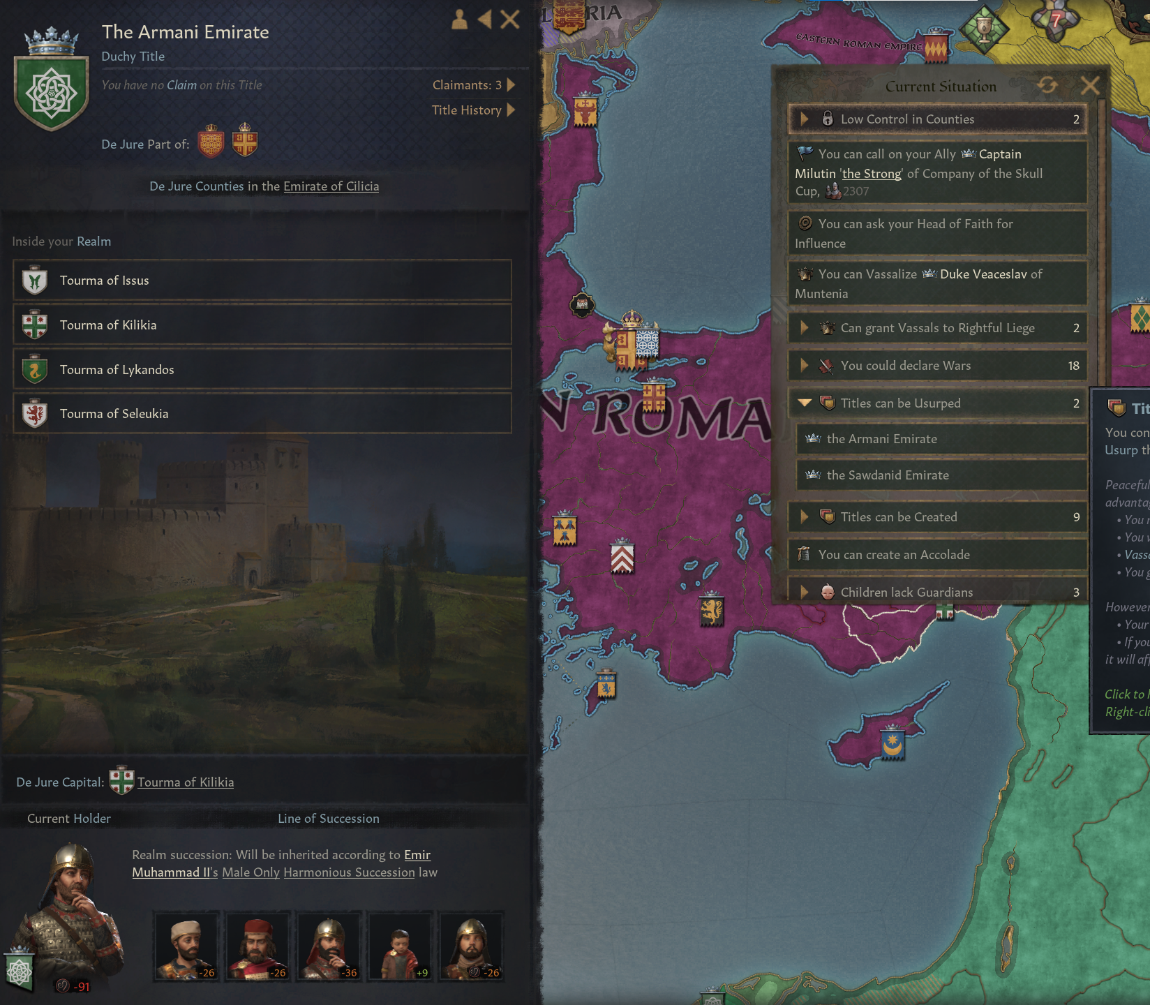 Duplicate - Administrative government cannot usurp duchy even 