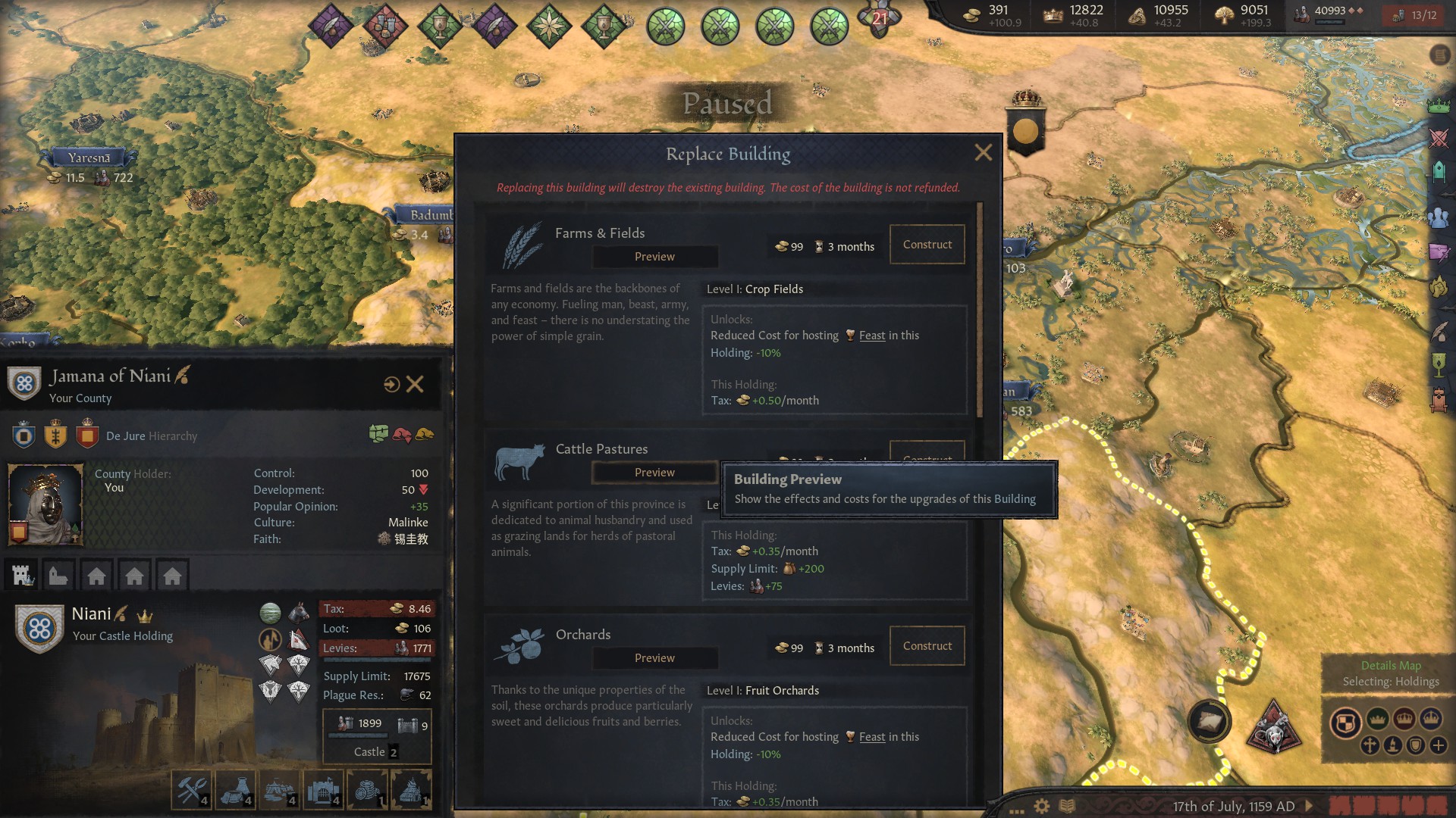 A logical bug in "Replace Building" | Paradox Interactive Forums