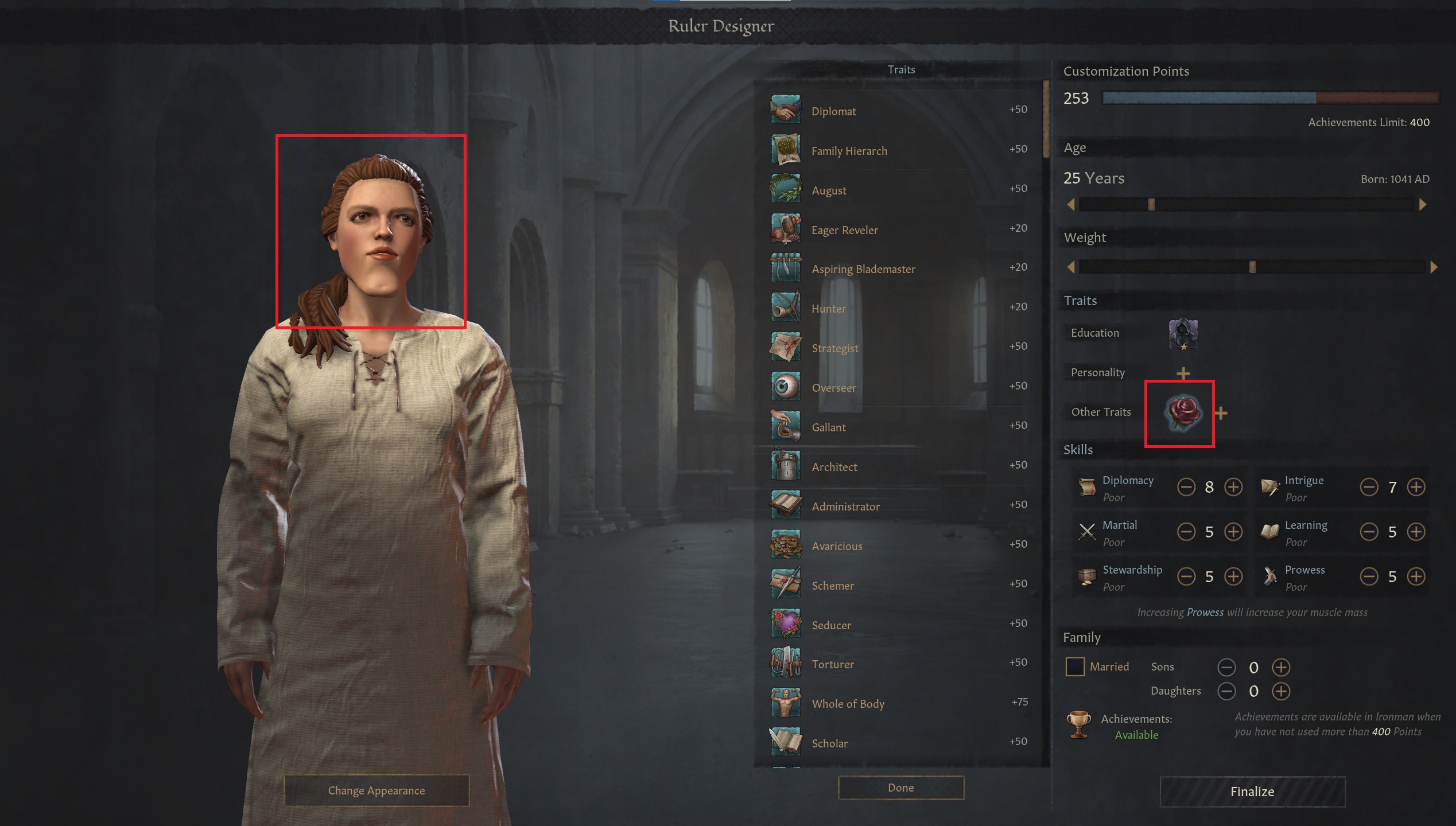 Beauty traits do not standarize face shape Paradox Interactive Forums