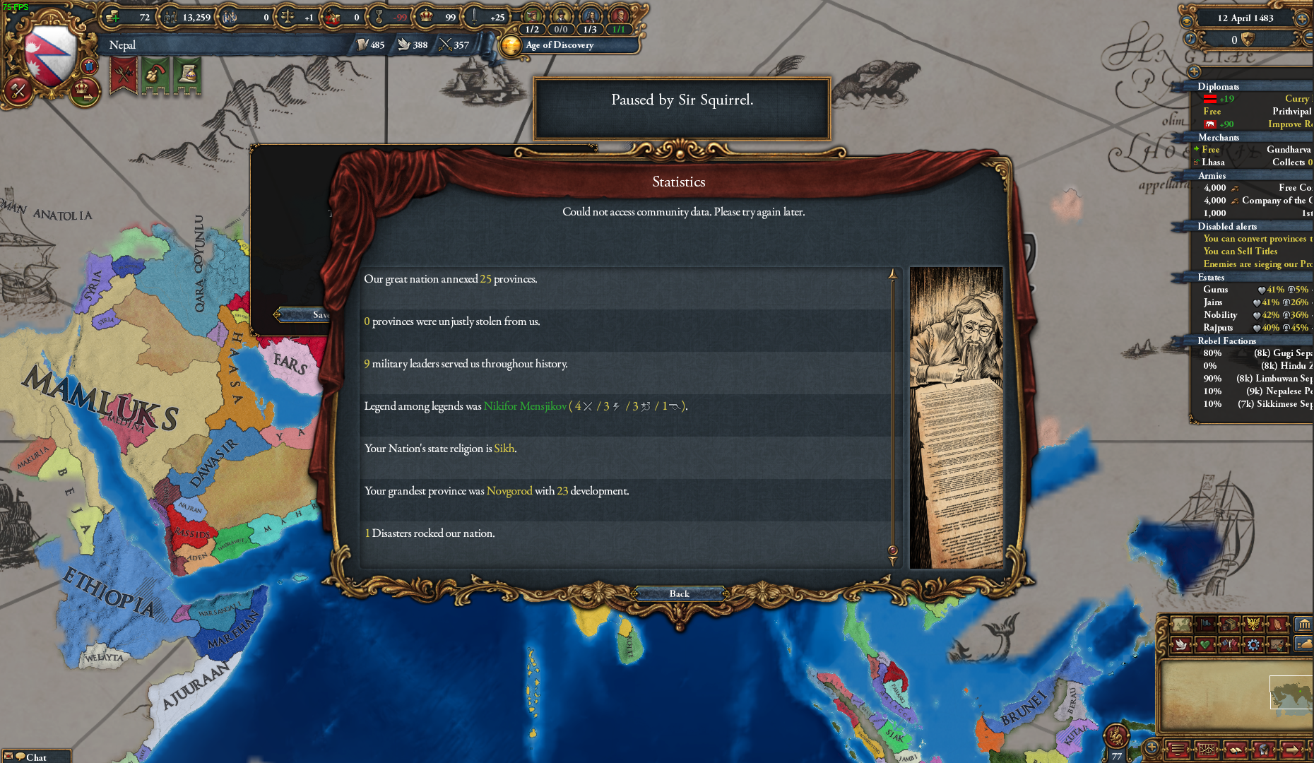 Multiplayer game bug | Paradox Interactive Forums