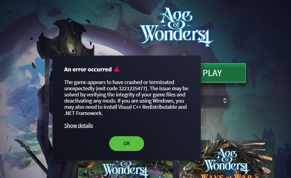 Can't start the game anymore | Paradox Interactive Forums