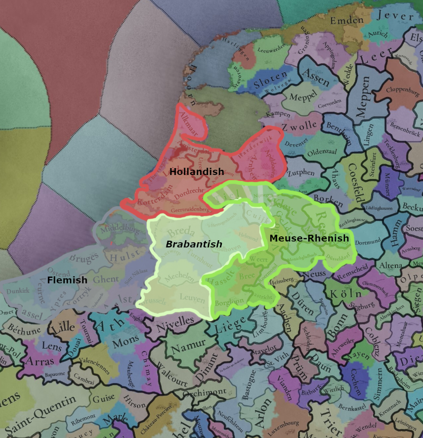 Proposal to split Low Franconian culture after all: Dutch dialect vs ...