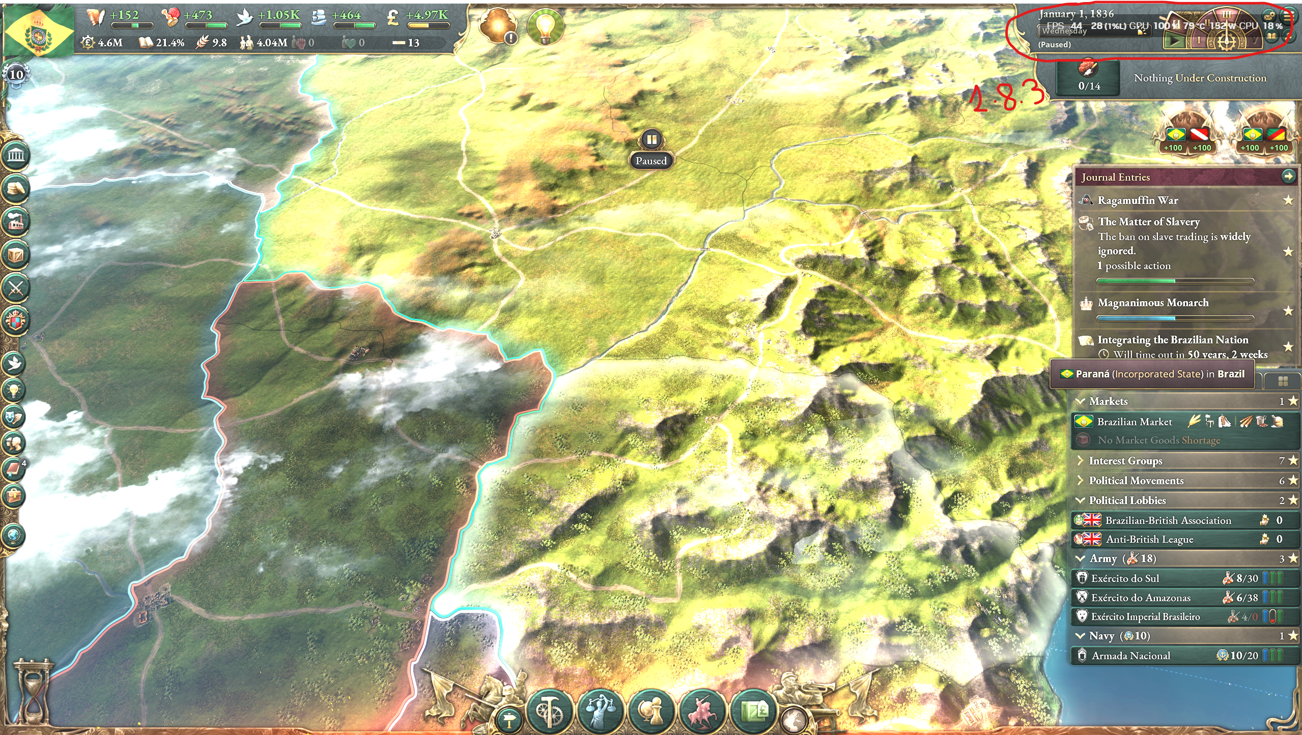 Vic3 Map Graphics Confirmed - Framedrops in the Terrain Map | Paradox Interactive Forums
