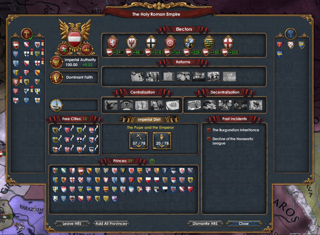 Holy Roman Empire Interface (No minimalist style please) | Paradox ...