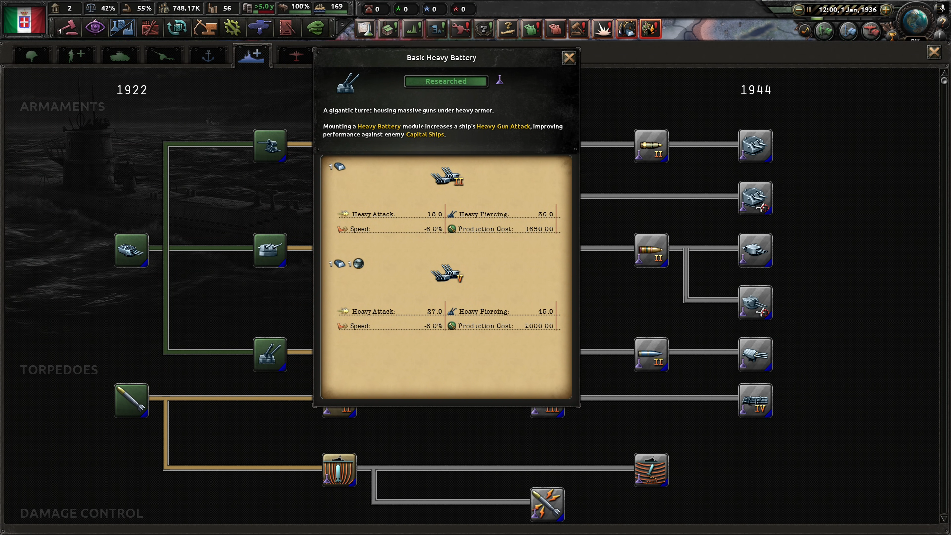 UI bug, showing later version of a technology | Paradox Interactive Forums