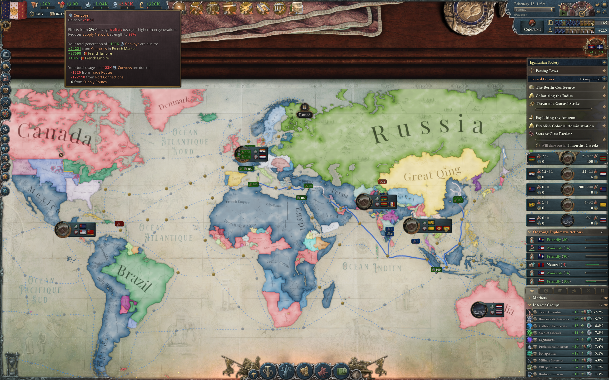Too many convoys in Port Connections help? | Paradox Interactive Forums