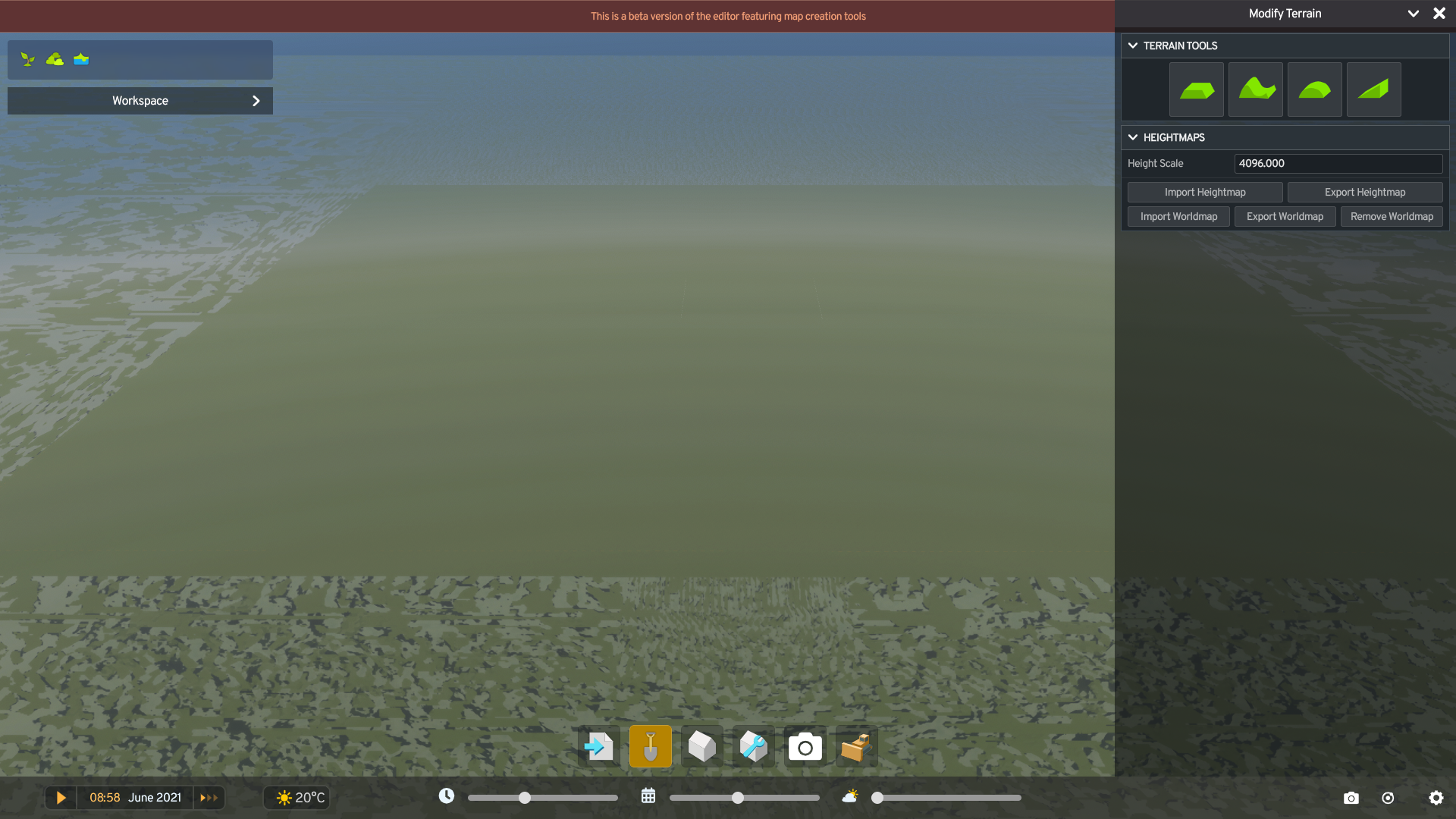 Importing height maps does nothing and the world map is glitched ...