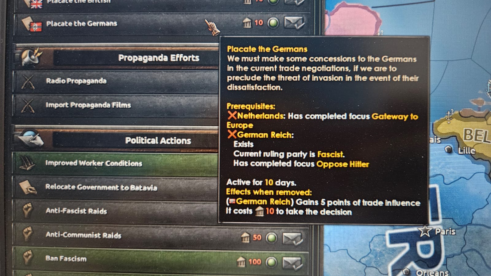 bug in requirements to complete a focus | Paradox Interactive Forums