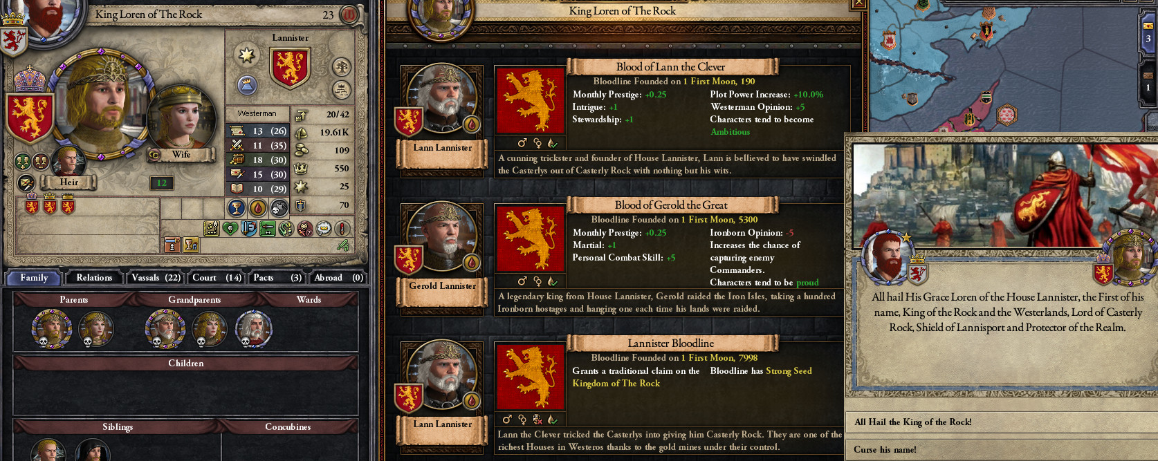 Red Lions of Castamere - House Reyne AGOT AAR | Paradox Interactive Forums