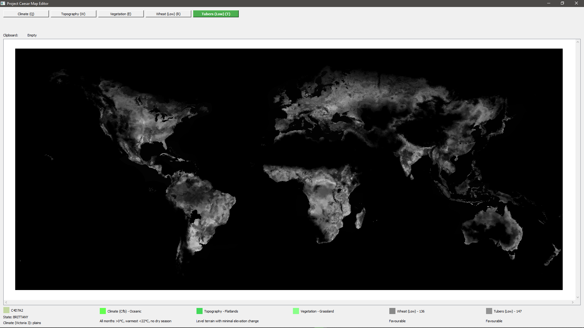 Map Composition Pc Created Feature Map Editor & provided game data system for climate ...