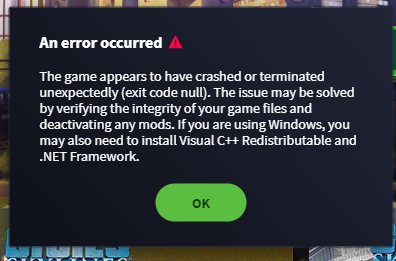 Game crash on launch, exit code null | Paradox Interactive Forums