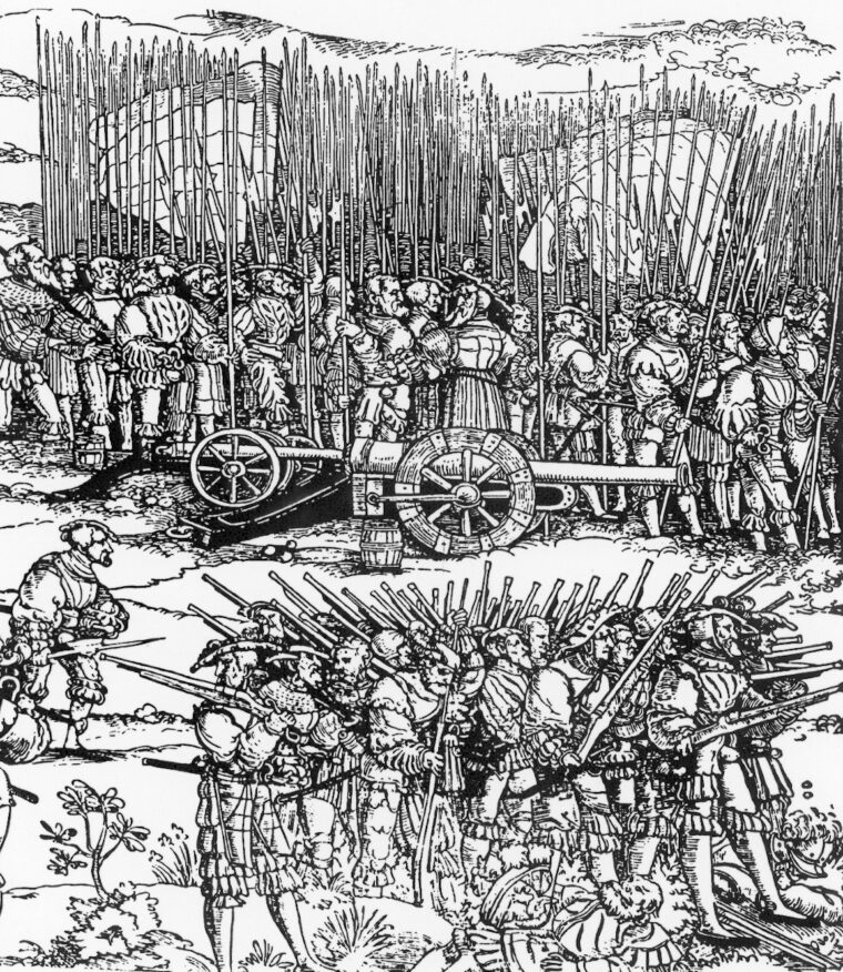 PikemenandArquebusLandsknecht-Pavia1521.jpg