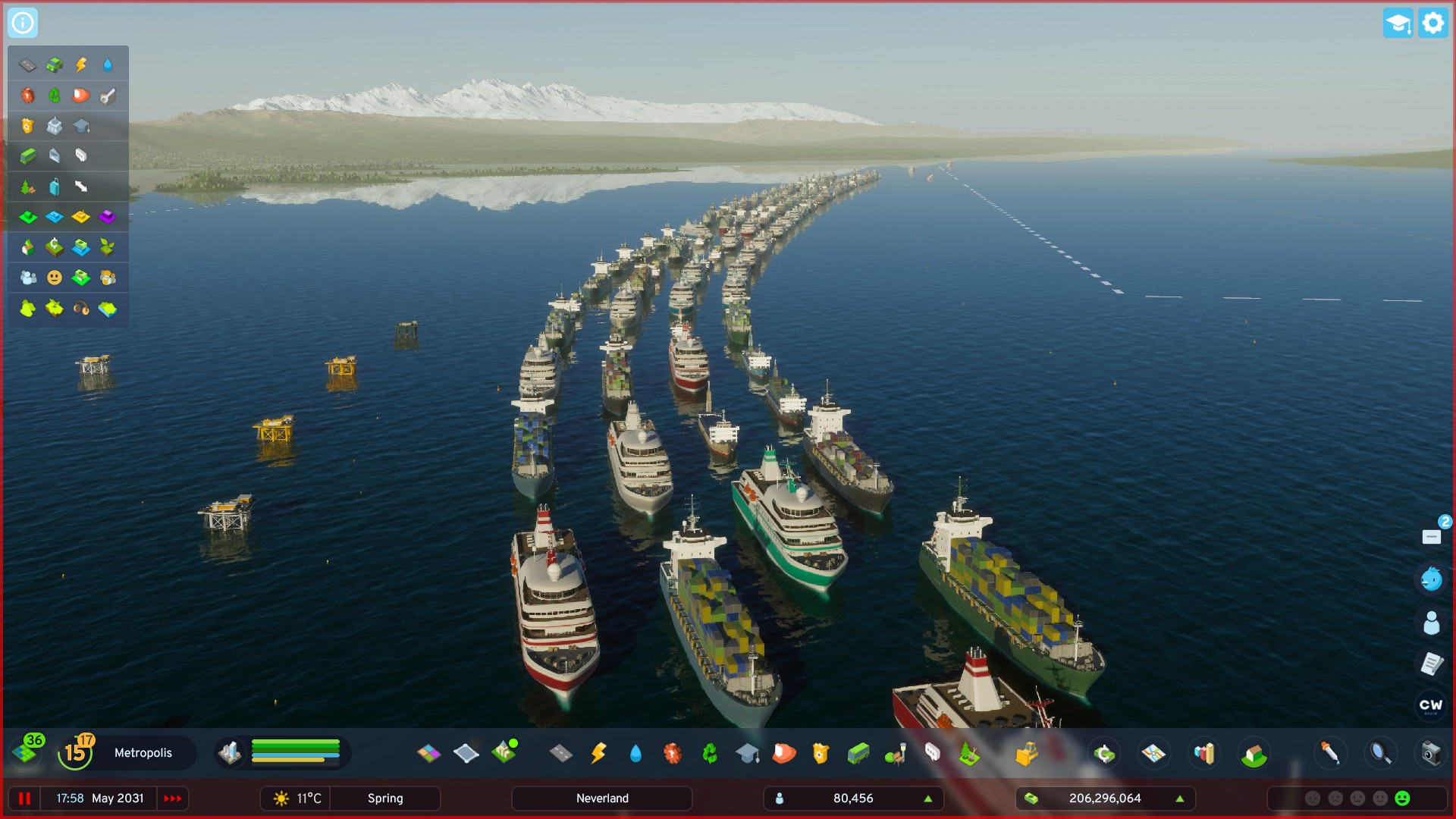 The Amount Of Ships For The New Offshore Oil And Fishing Is Too Many