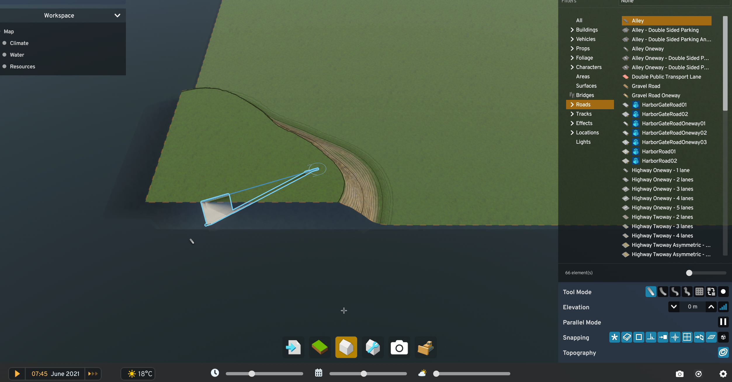 [Map Editor] outside connections snapping to the wrong height when no ...
