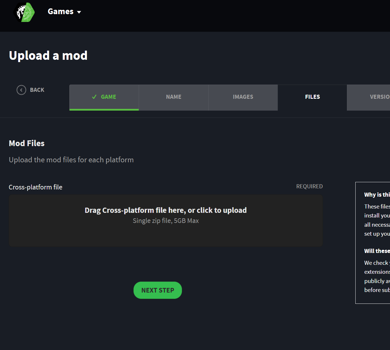 Upload the mod with browser | Paradox Interactive Forums