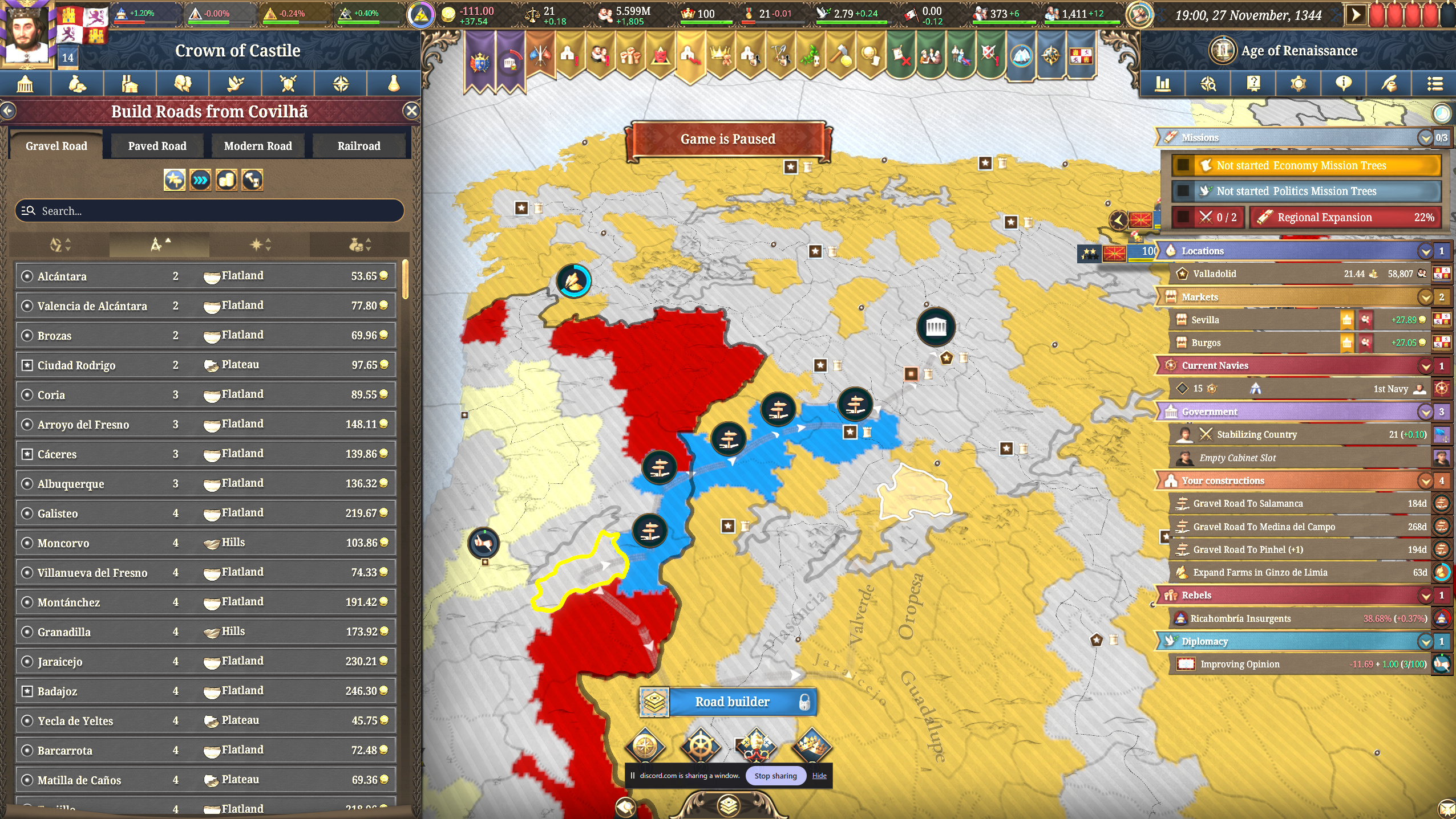 Road building bug | Paradox Interactive Forums