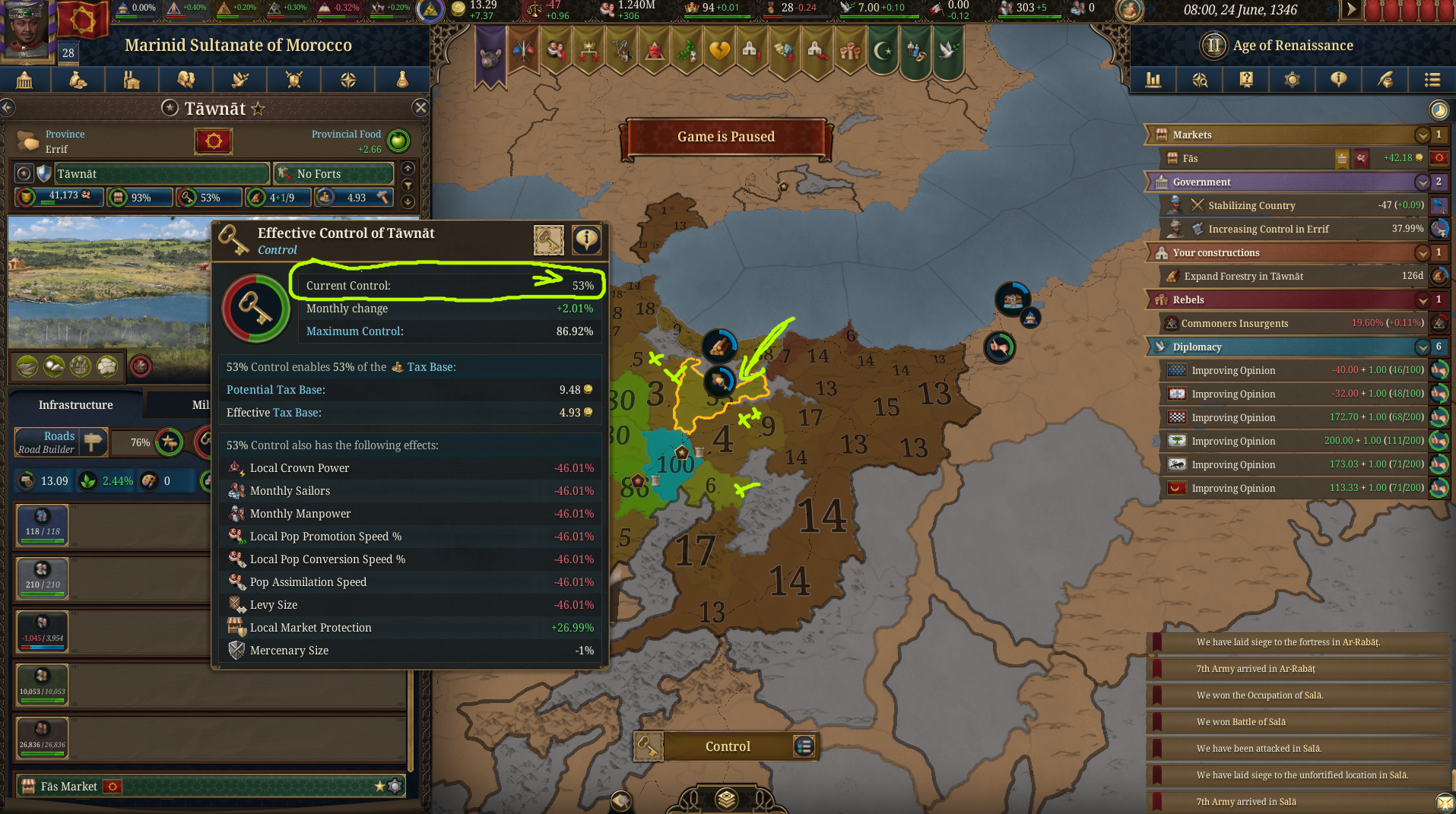 Control Map Mode numbers are cut off/glitched! | Paradox Interactive Forums