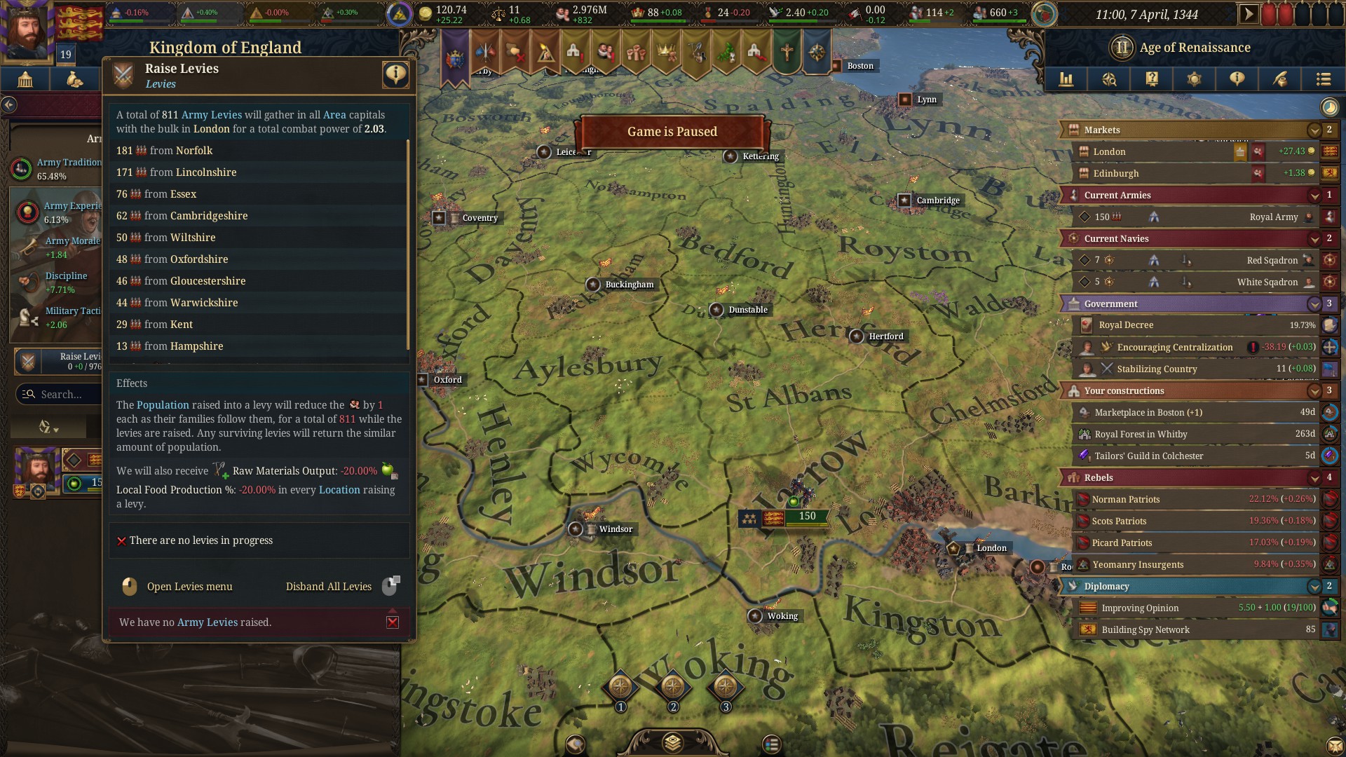 What happened to my Levies? | Paradox Interactive Forums