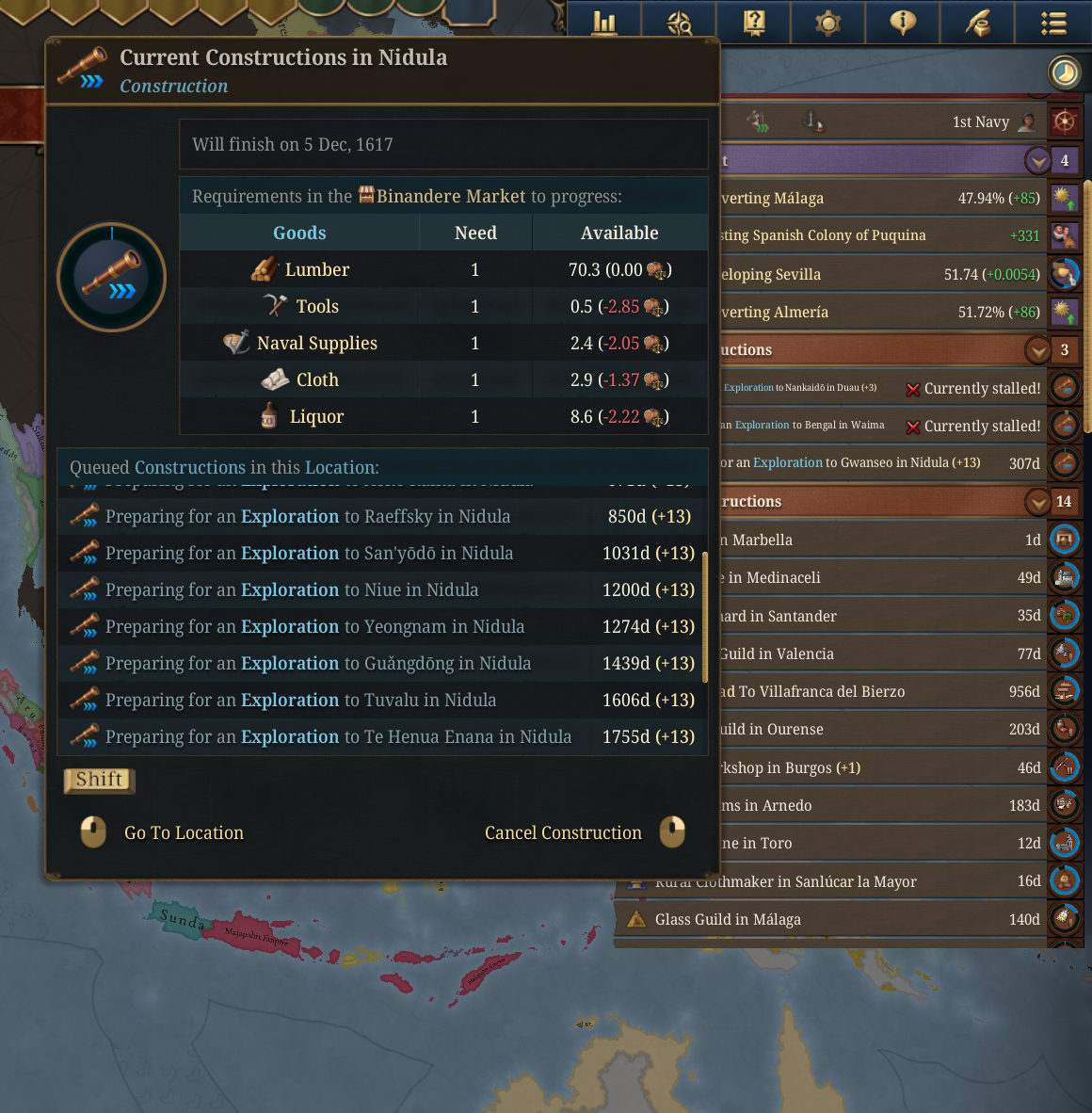 Exploration automation starts many explorations in the same location ...