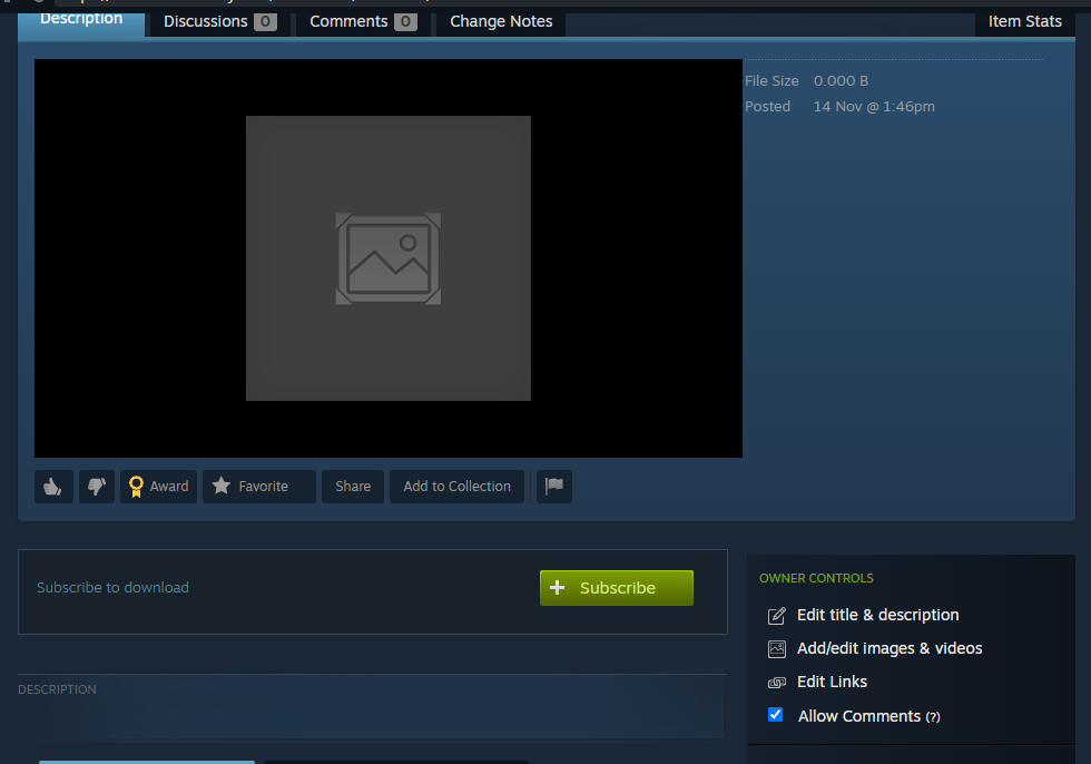 Unable to upload mod to steam workshop | Paradox Interactive Forums