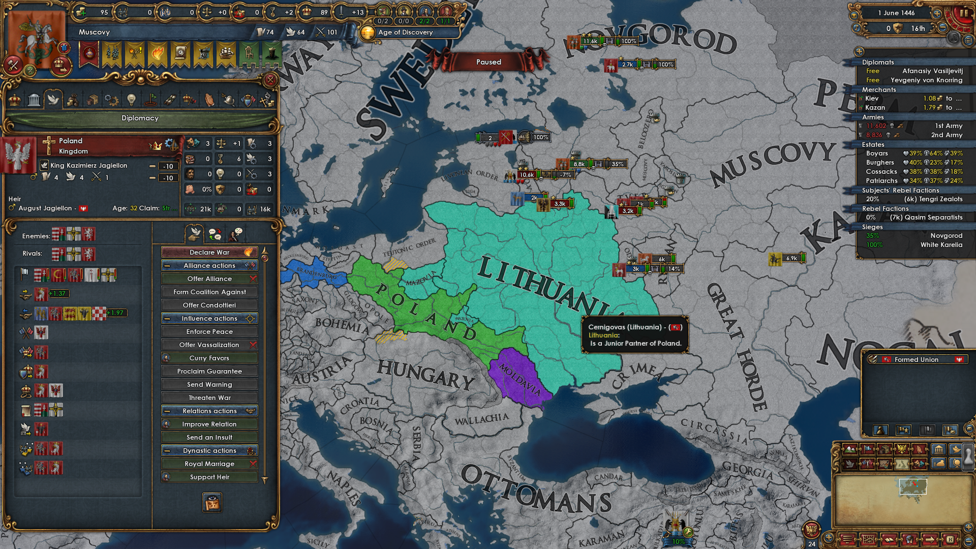 Eu5's tooltips are useless in diplomacy screen, Eu4 was far more ...