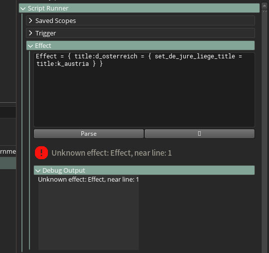 The debug console can no longer parse certain commands after the AUH ...