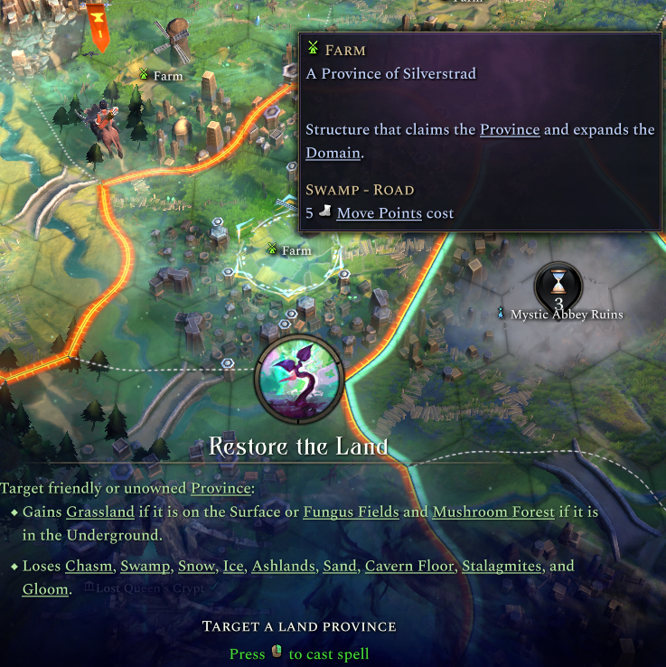 Restore the Land spell removes Rivers | Paradox Interactive Forums