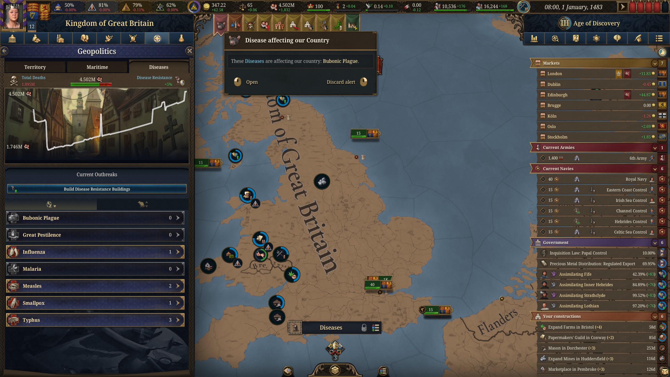 Closed - Disease pop up stuck | Paradox Interactive Forums