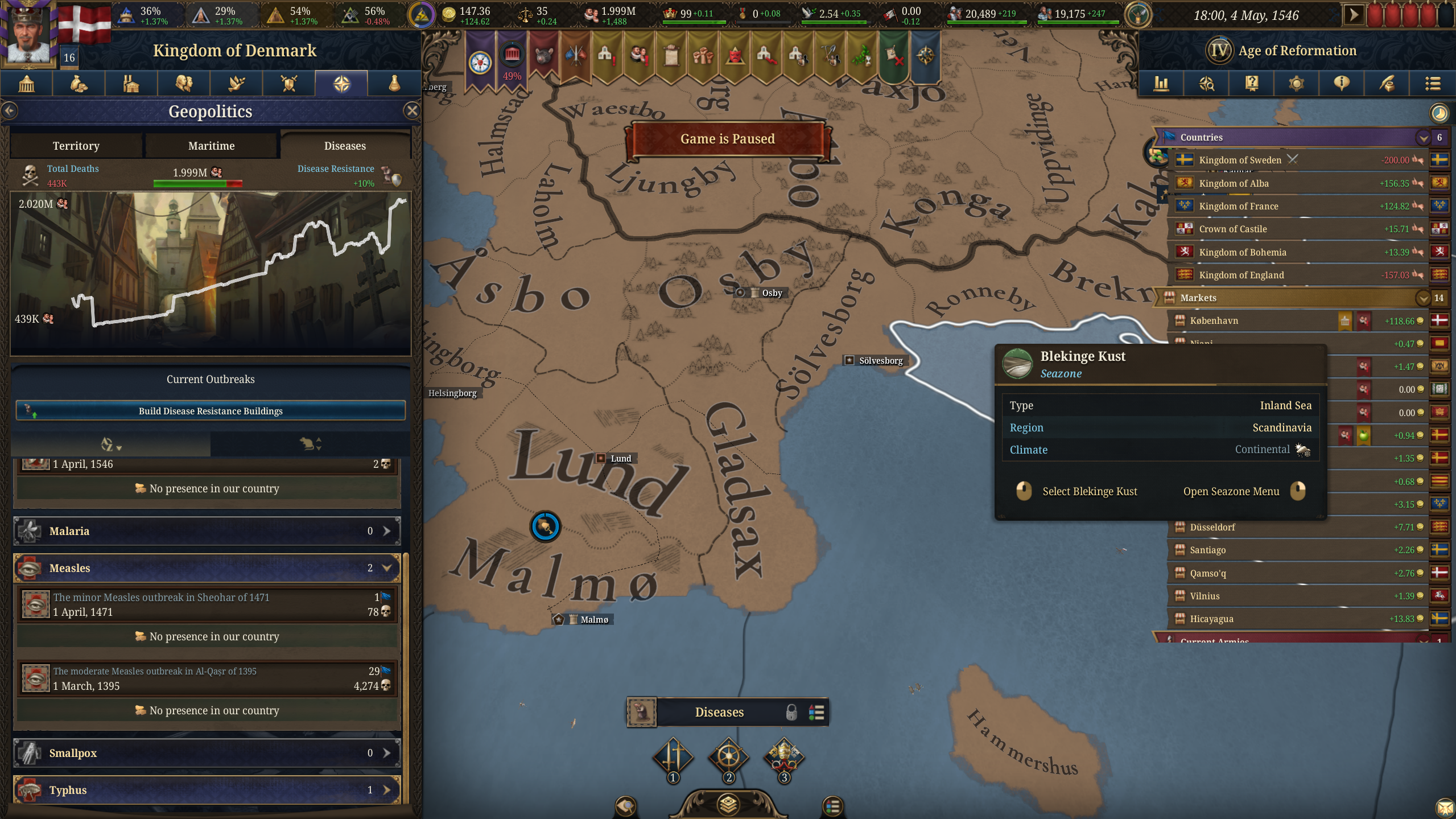 Closed - Disease pop up stuck | Paradox Interactive Forums