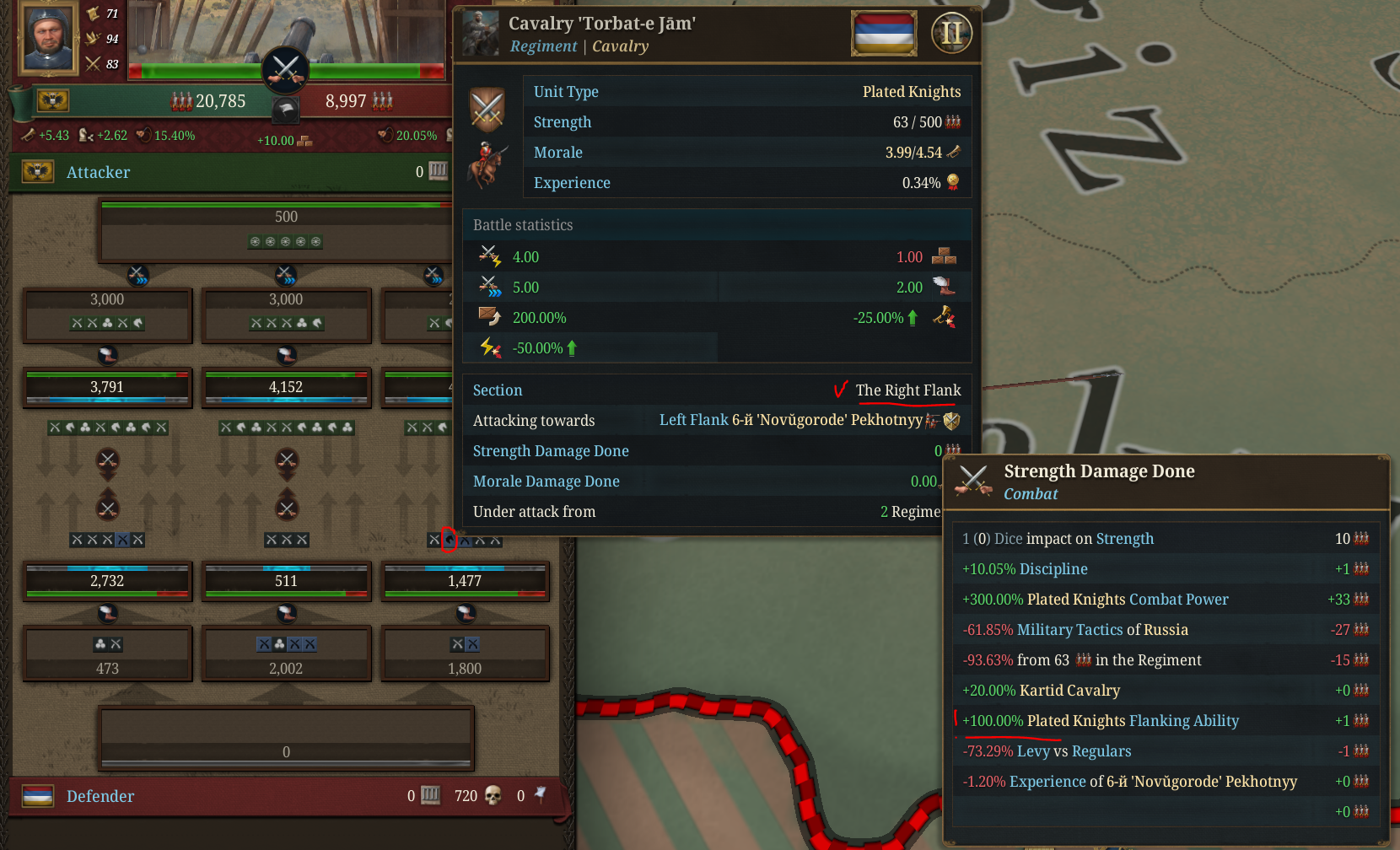 In Review - Flanking modifier applying in same flank | Paradox ...
