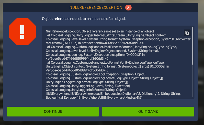 Fixed - I was starting the game, i got error for no reason. i don't ...
