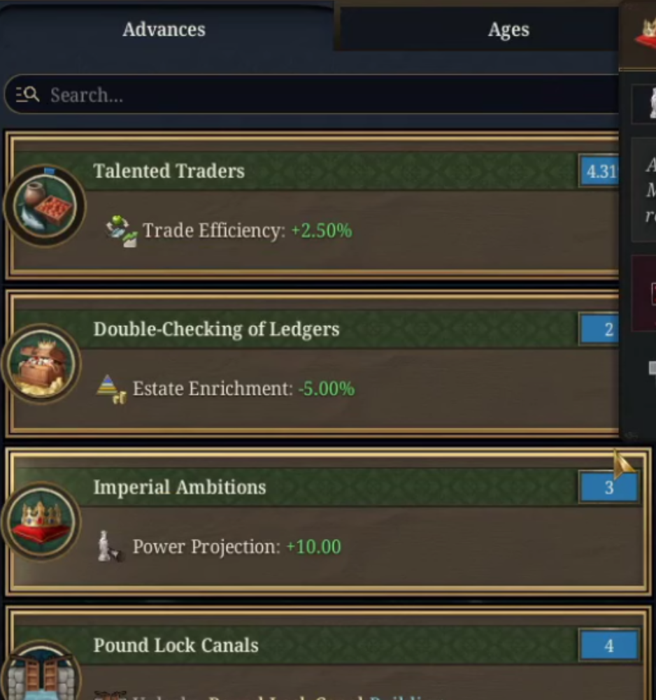 Time estimates in the Advances Queue | Paradox Interactive Forums