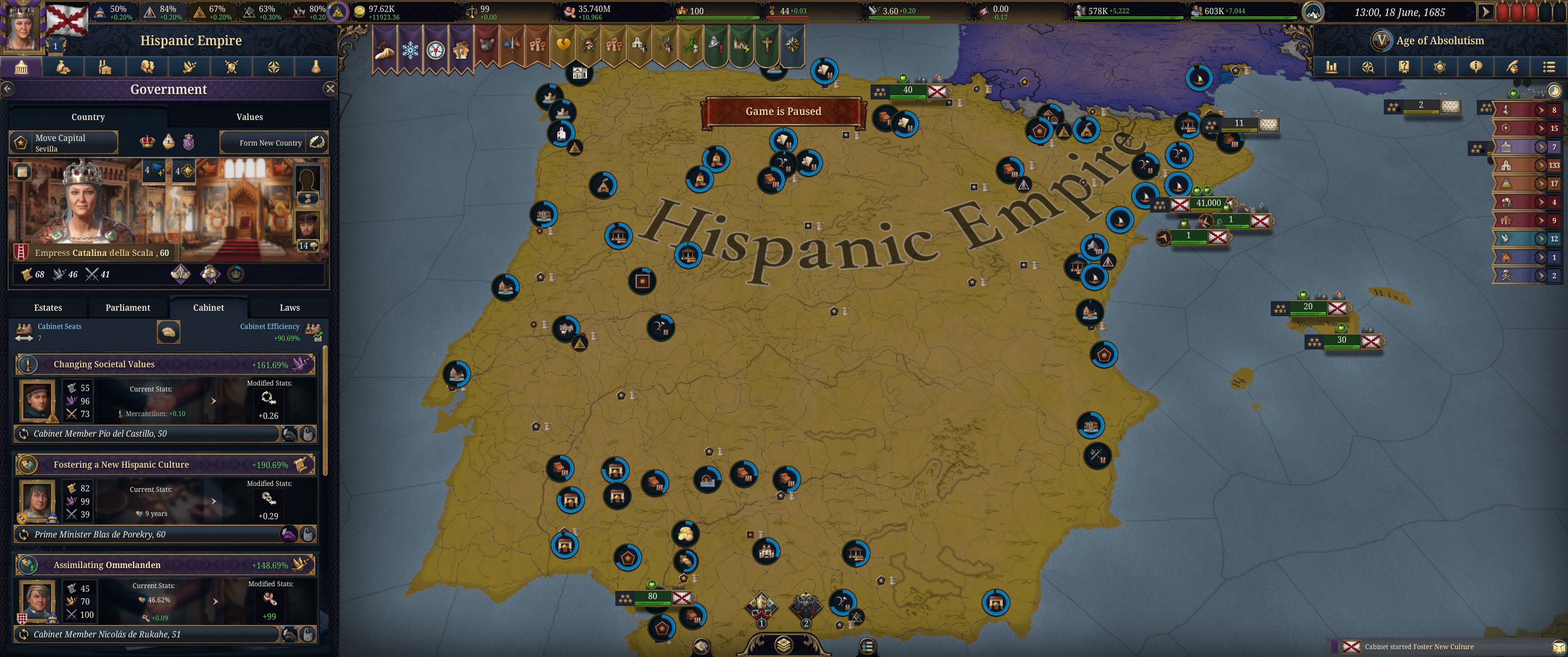 Help with cabinet action | Paradox Interactive Forums